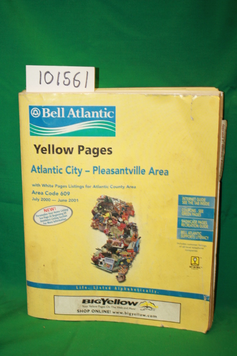 Bell Atlantic: Yellow Pages Atlantic City- Pleasantville Area with White Page...