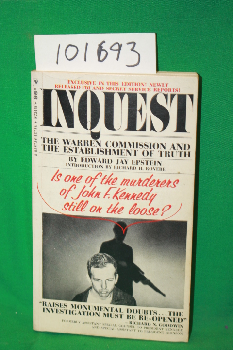 Epstein, Edward Jay: Inquest the Warren Commision and the Establishment of Truth