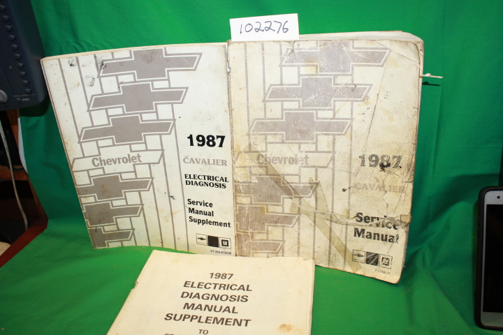 Chevrolet Motor Division: 1987 Cavalier Service Manual