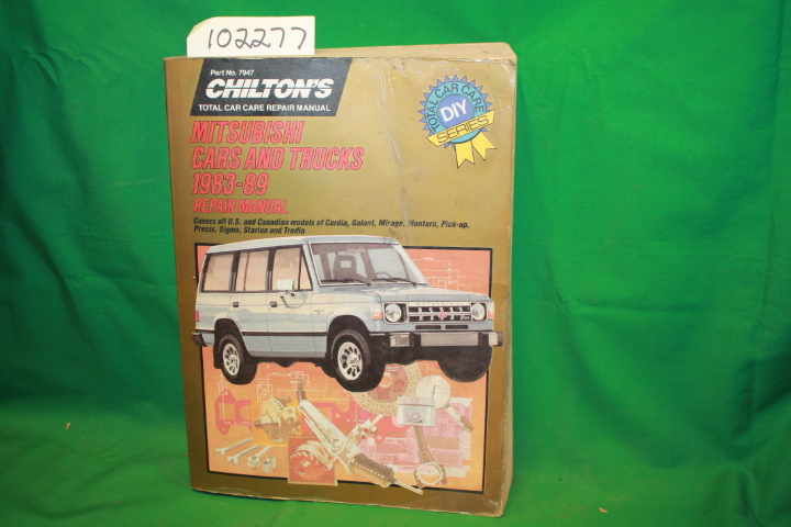 Chilton Book Company: Chilton's Total Car Care Repair Manuel Mitsubishi Cars ...