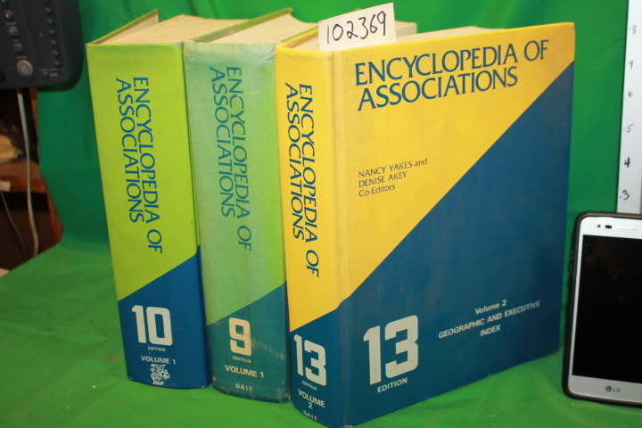 Fisk, Margaret (editions 10 & 9 & 13): Encyclopdeia of Associations SOLD SEPA...