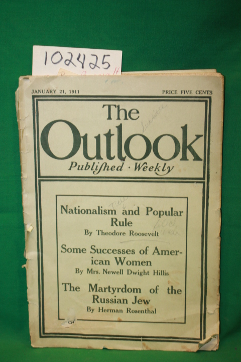 Roosevelt, Thoedore: National and Popular Rule; The Outlook Volume 97 Number ...
