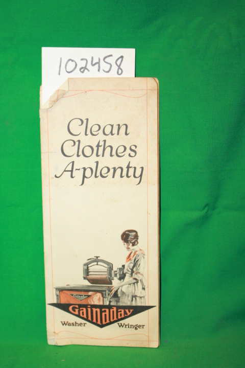 Pittsburgh Gage & Supply Co.; Crosby...: Gainaday Washer Wringer Clean Clothe...