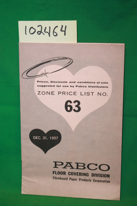 Pabco Floor Covering Division: Pabco Floor Covering Division Zone Price List ...