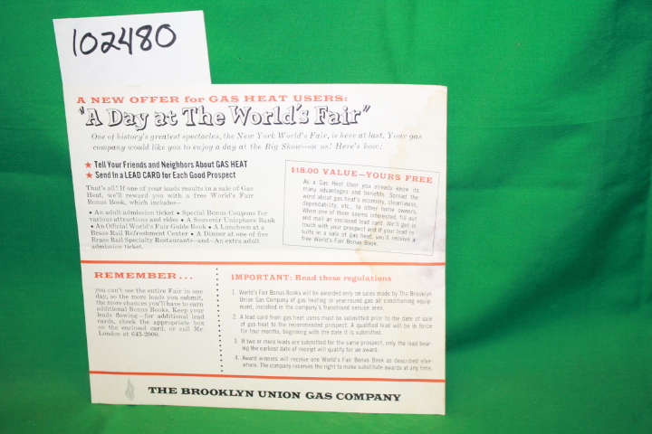 The Brooklyn Union Gas Company: Advertising Pamphlet from the Brooklyn Union ...