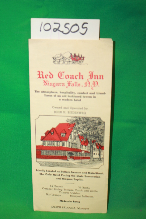 Zalocha, Joseph; Biedenweg, John H.: Red Coach Inn; Niagra Falls, N. Y.