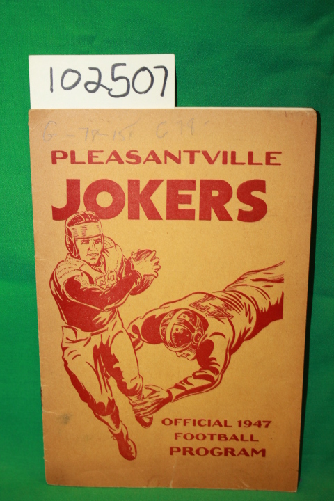 Pleasantville Jokers: Pleasantville Jokers Official 1947 Football Program vs ...