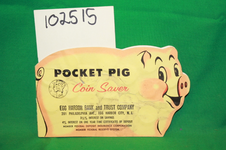 Egg Harbor Bank and Trust Company: Pocket Pig Coin Saver
