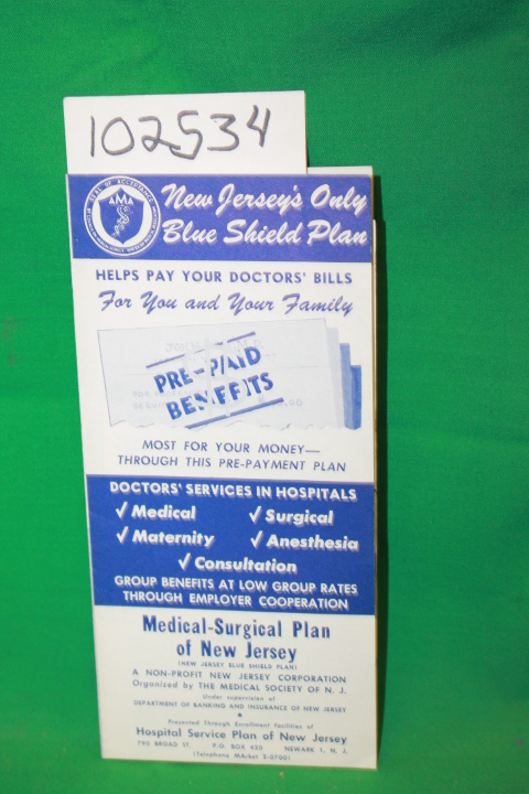 American Medical Association; Medica...: Medical-Surgical Plan of New Jersey:...