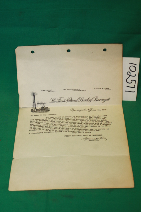 First National Bank of Barnegat: Letter of Recommendation from the First Nati...