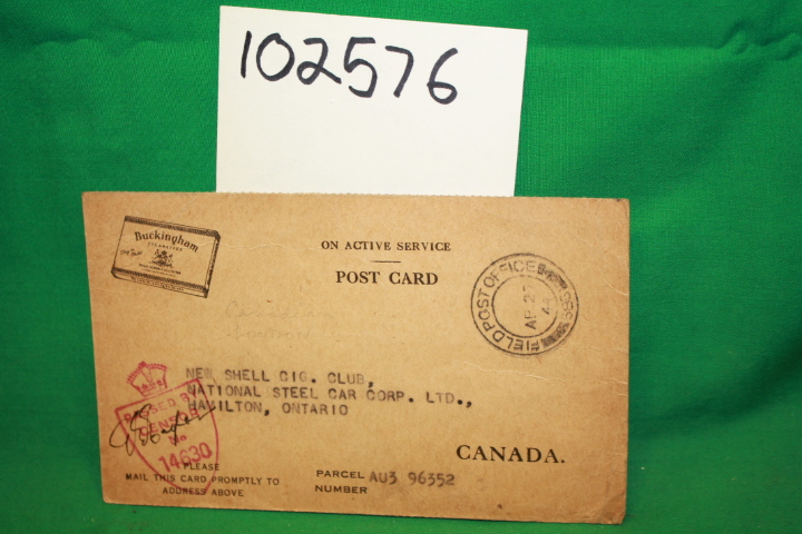 New Shell Cig. Club cigarette: LETTER sent from soldier in WWII thanking New ...