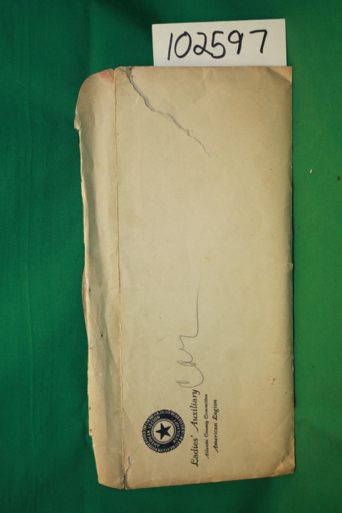 American Legion Auxiliary: Ladies' Auxiliary Atlantic County N J Committee Am...