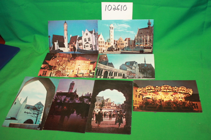 The Belgian Village: 8 Postcards from the Belgian Village at the 1965 New Yor...