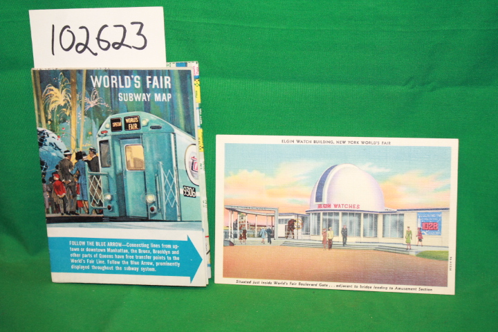 New York City Transit Authority: World's Fair Subway Map (1964 New York World...