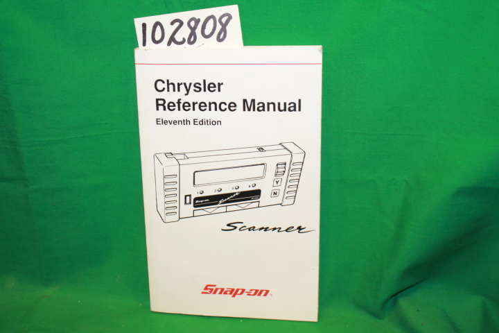 Snap On: Chrysler Reference Manual
