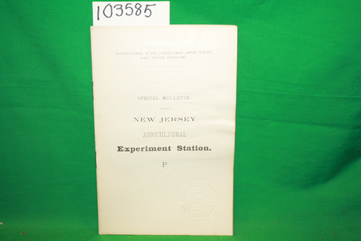 Vorhees, Edward B.; New Jersey Agric...: Experiments with Fertilizers Upon Wh...