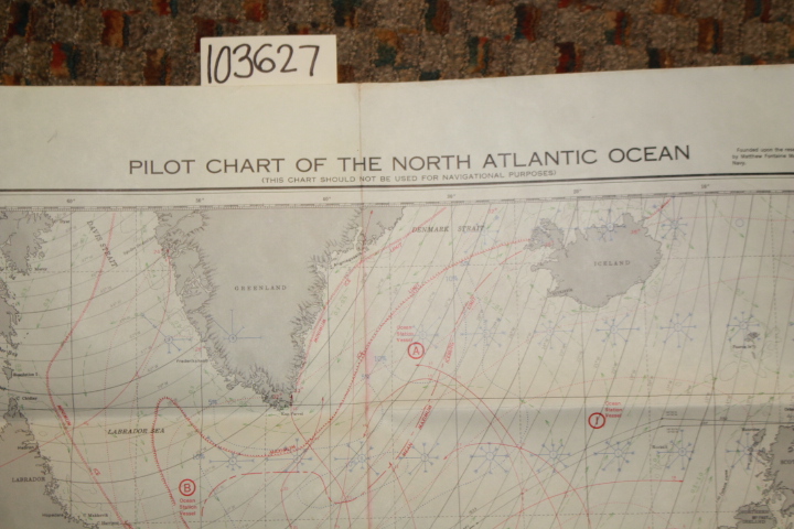 Defense Mapping Agency: Collisions-1972 & Plot Chart of the North Atlantic Ocean