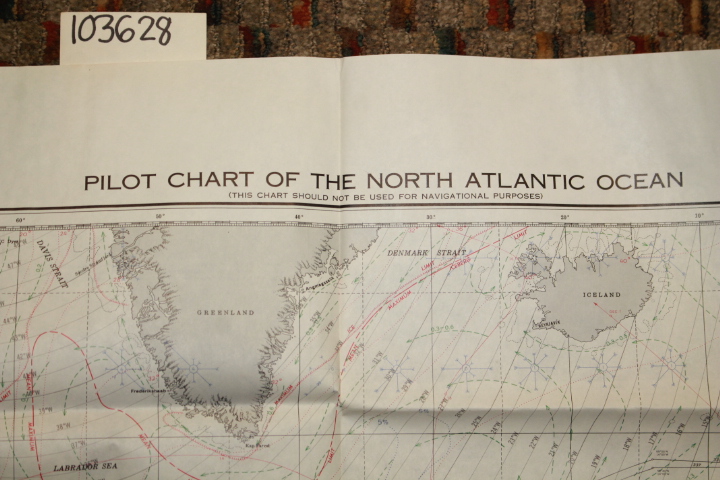 Defense Mapping Agency: The Gulf Stream & Plot Chart of the North Atlantic Ocean