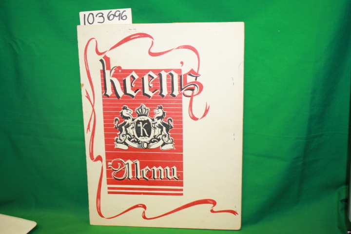 Keen's Steakhouse: Miami Beach Keen's Steakhouse Menu