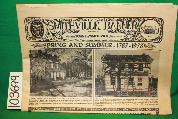 Towne of Smithville  New Jersey: Smithville Banner Spring and Summer Newspape...