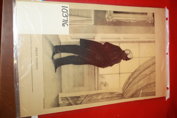 Brown, Wm. H: Lawyer Felix Grundy Sillouette Image Lithograph of E. B. & E. C...