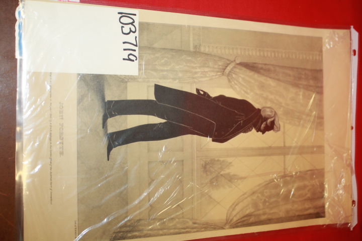 Brown, Wm. H: John Forsyth Sillouette Litho Martin Van Buren's Secretary of S...