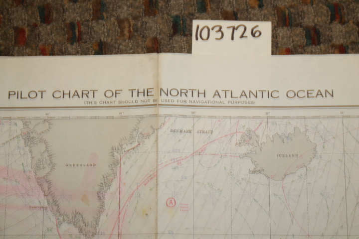 U.S. Department of the Navy: Pilot Chart of the North Atlantic Ocean & Surviv...