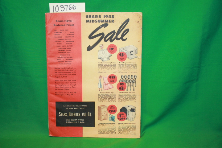 Sears, Roebuck and Co.: Sears 1948 Midsummer Sale Catalog