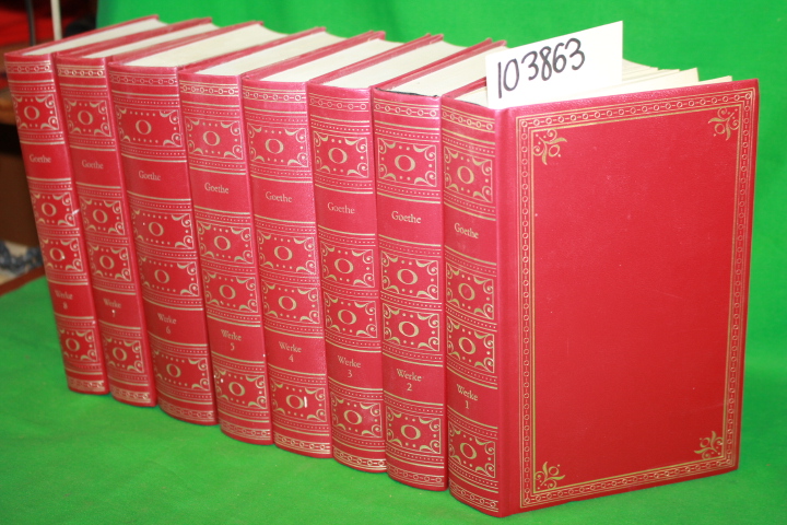 Erster Band: Johann Wolfgang Goethe: Gesammelte Werke In Acht Bänden  (Johann...