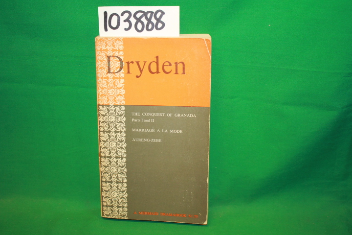 Saintsbury, George: John Dryden