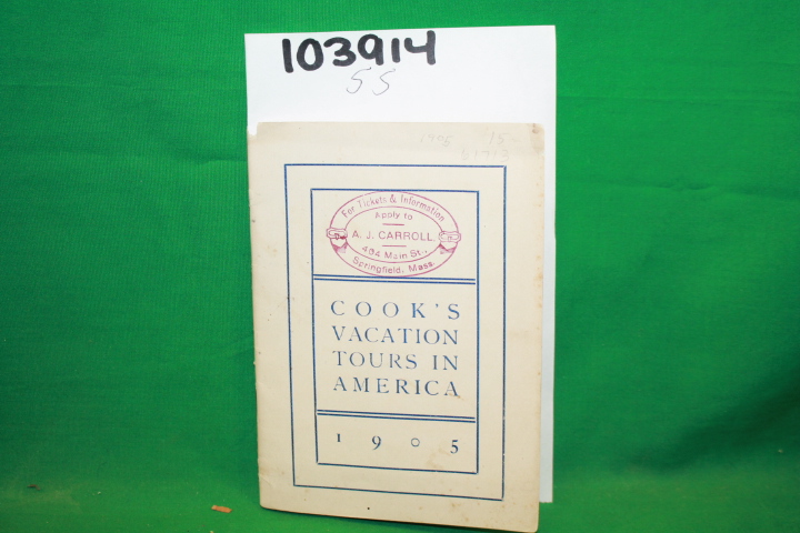 Cook, Thos.: Cook's Vacation Tours in America