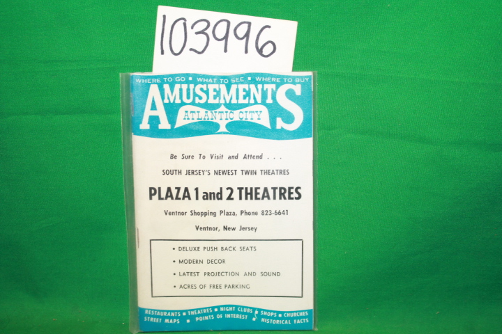 Johnson, Clayton M.: January 1973 Atlantic City Amusements Plaza 1 and 2 Thea...