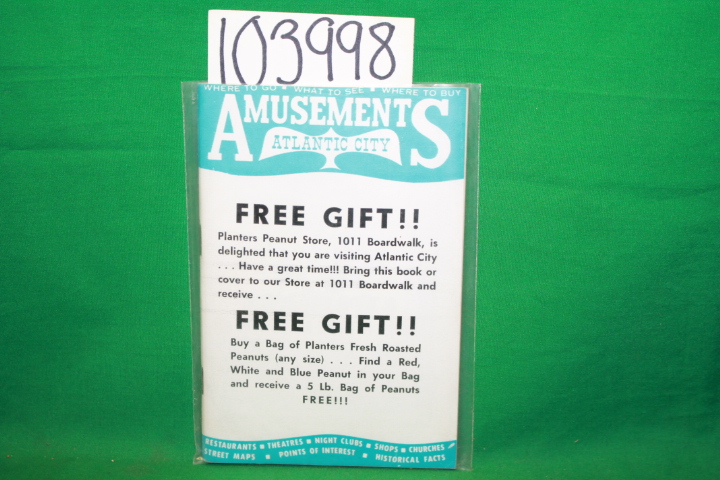 Johnson, Clayton M.: December 1976 Atlantic City Amusements Planters Peanit S...