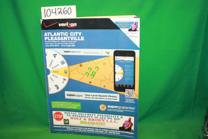 Verizon: Atlantic City Pleasantville White Page