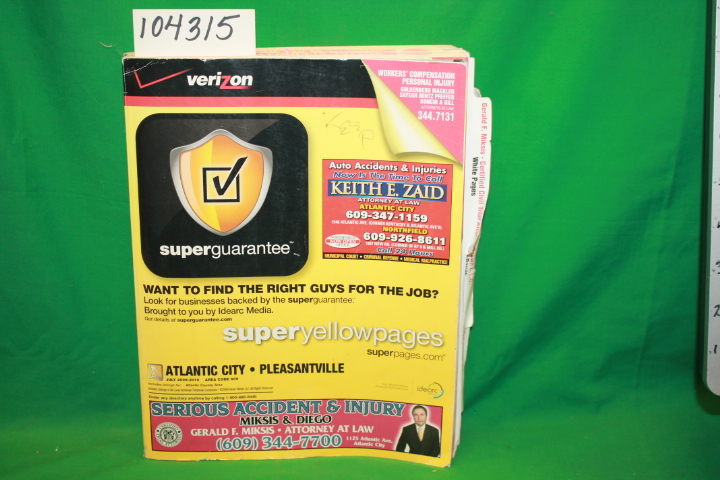 Yellow Pages: Super Yellow Pages Atlantic City & Pleasantville  Telephone Dir...