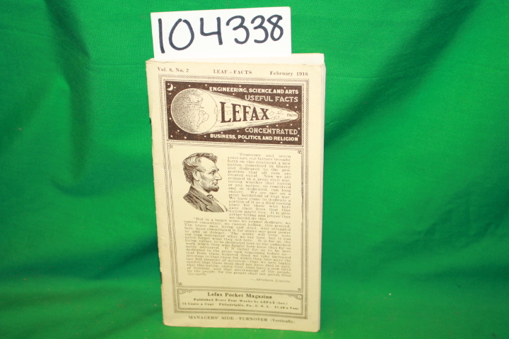 Pardel, A.; Normaland, John: Lefax & Calabur Two Sided Balanced Magazine