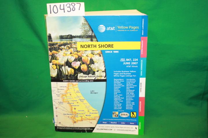 AT&T Yellow Pages: Chicago North Shore AT&T Yellow Pages telephone directory