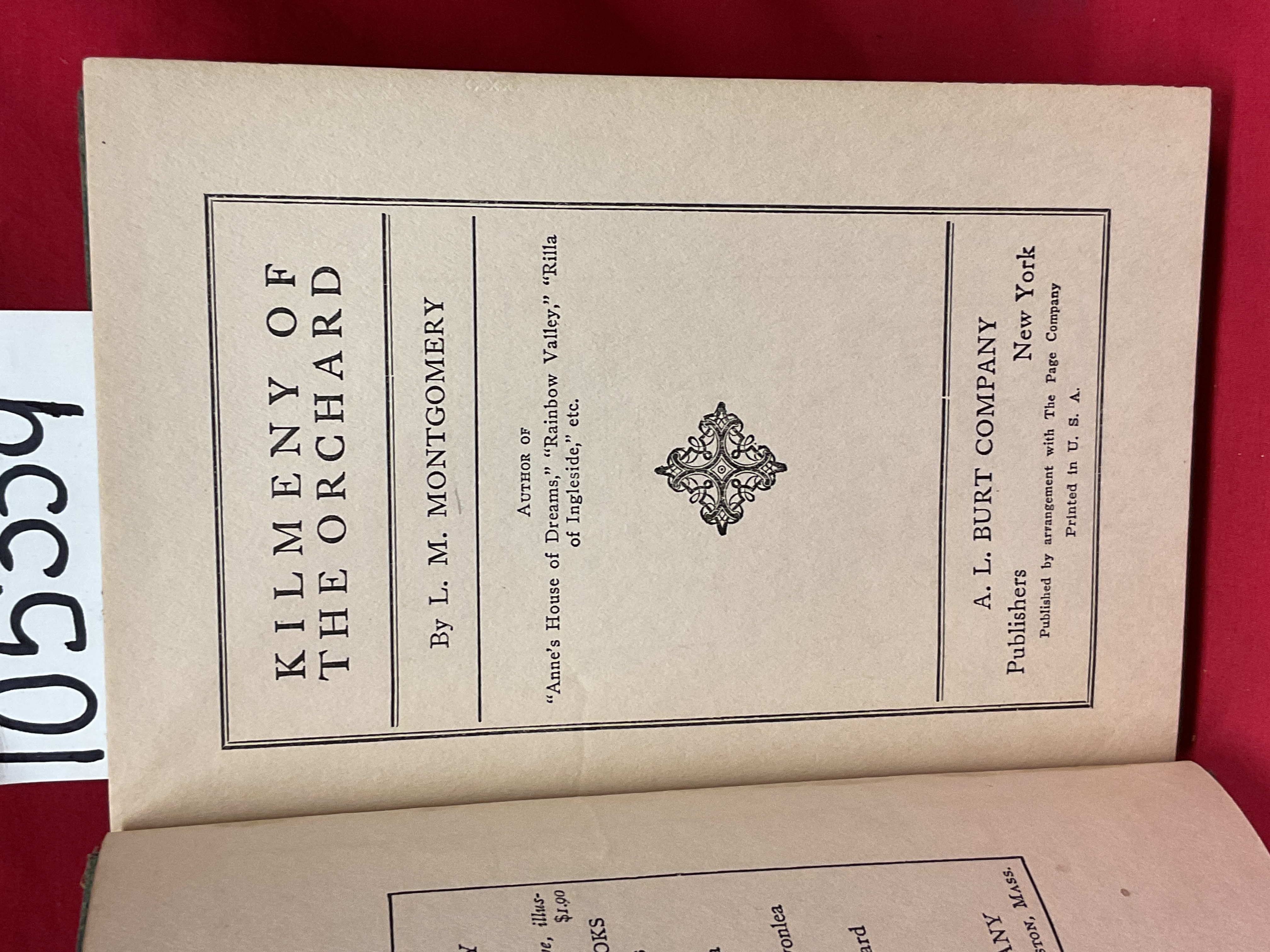 Montgomery, L. M.: Kilmeny of the Orchard