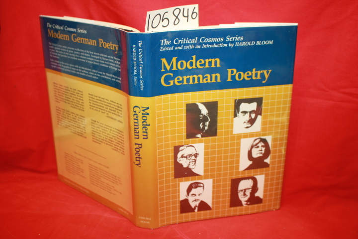 Bloom, Harold: Modern German Poetry