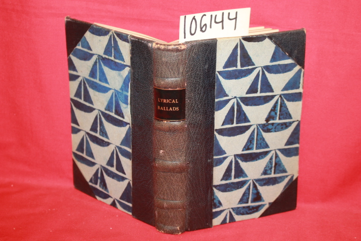 Dowden, Edward: Lyrical Ballads