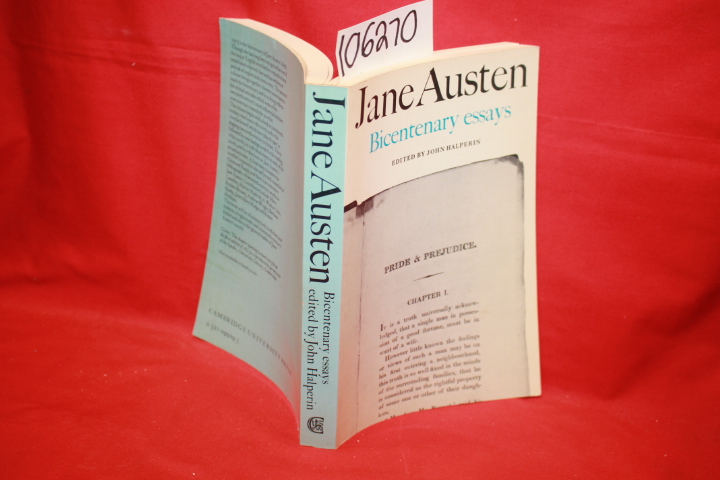 Halperin, John; Austen, Jane: Jane Austen: Bicentenary Essays