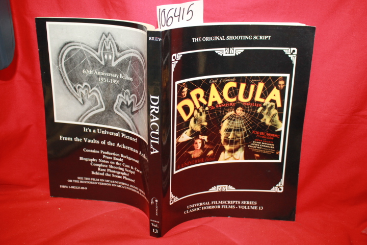 Riley, Philip J.: Dracula (The Original 1931 Shooting Script)