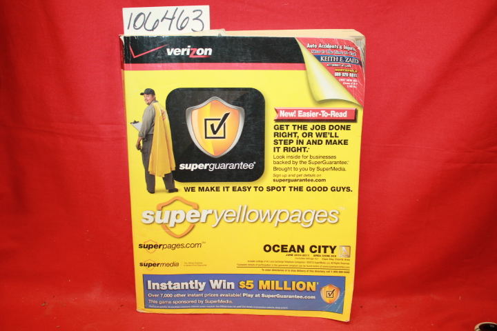 Verizon: Super Yellow Pages: Ocean City, NEW JERSEY  Telephone Directory