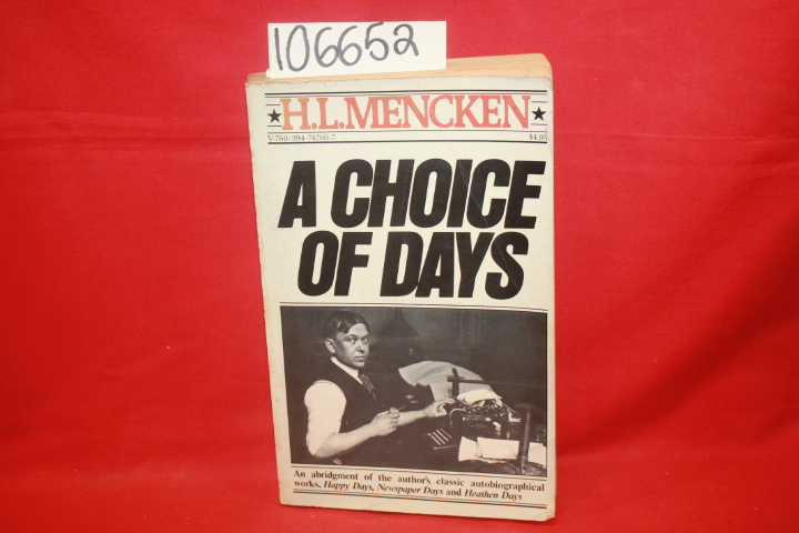 Mencken, H. L.: A Choice of Days