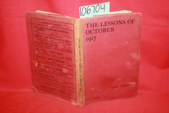 Trotsky, Leon: The Lessons of October 1917