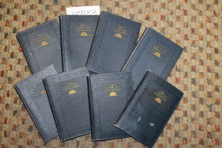 Hill, Napoleon: The Law of Success in Sixteen Lessons First Edition 8 Volumes