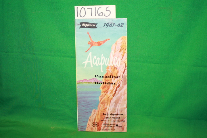 Happiness Tours: Acapulco: Paradise Holiday Brochure 1961