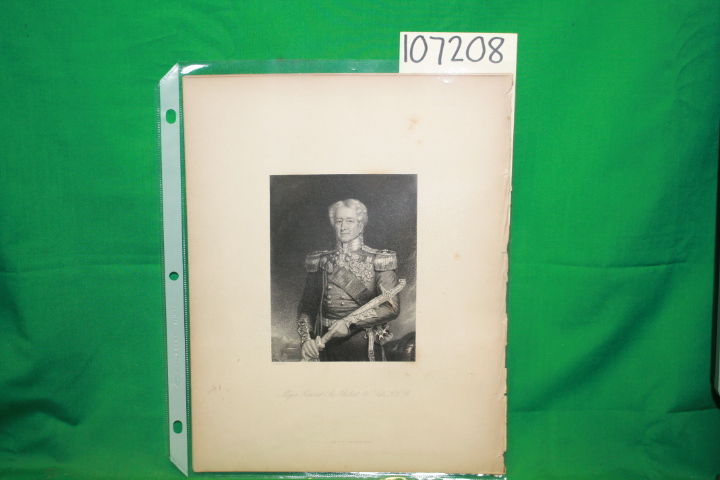 Mosely, H.: Major General for Robert H. Jale S. C. B. Etching: Fisher's Drawi...