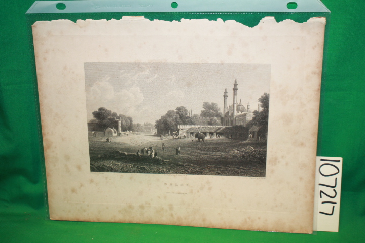 Purser, W.: Delhi Etching: Fisher's Drawing Room Scrap-Book