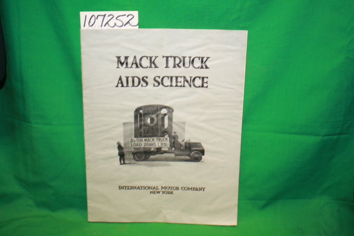 Mack; Saurer: Mack Truck Aids Science with Mack & Saurer Postcard